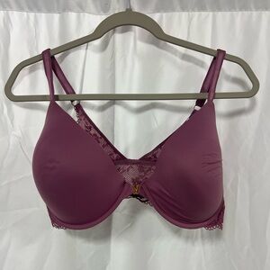 Victoria’s Secret Uplift Demi Freedom Cloud Lace Bra Purple Maeve Size 36DDD